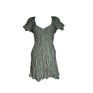 hugo boss fairycore pleated mini dress
